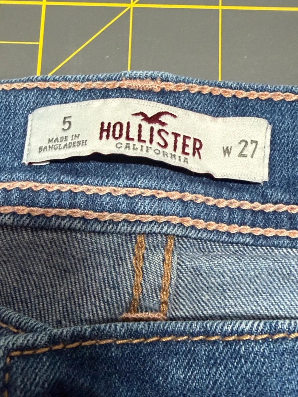 Hollister Blue Denim Jean Shorts